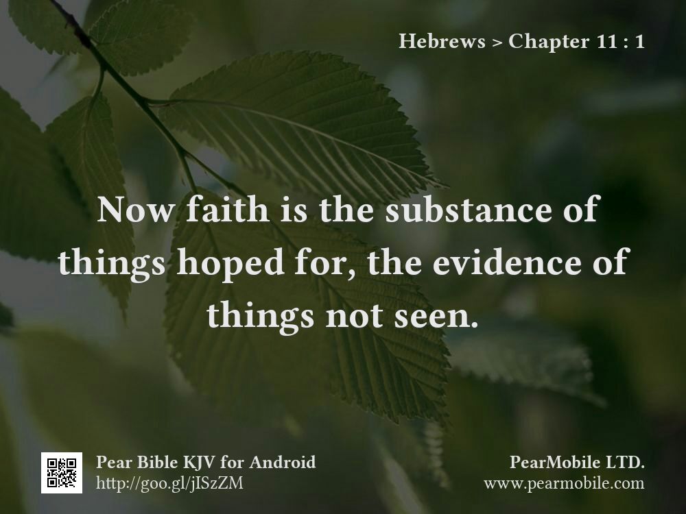 Hebrews, Chapter 11:1